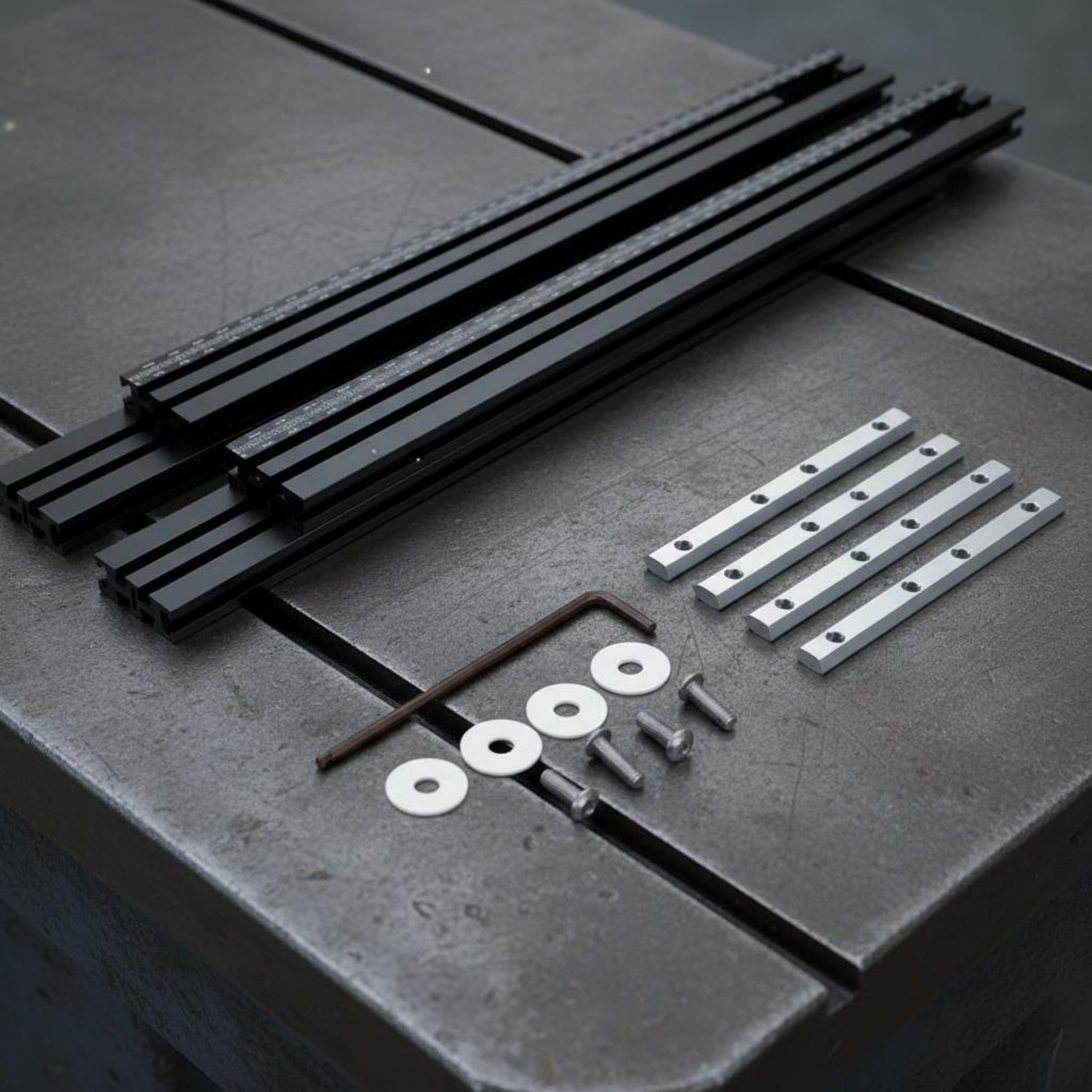 Woodworking Kit - Routing Guide Tracks Metal Cutting Guide