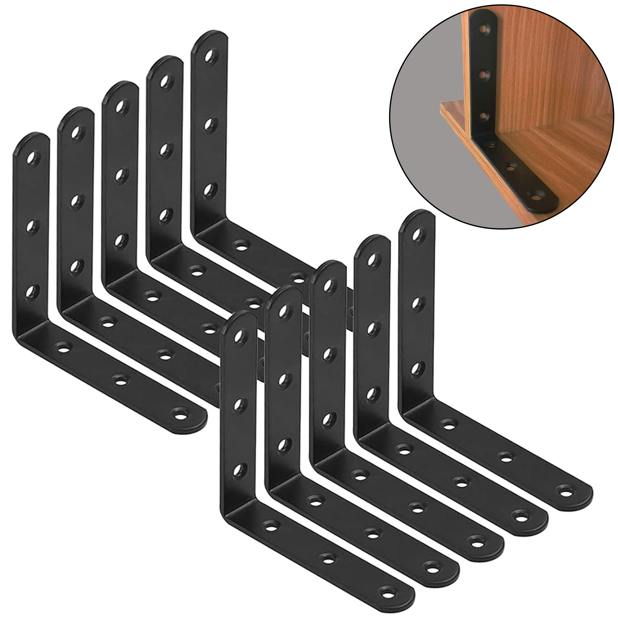 Woodworking Joint - 2/4/8pcs Corner Braces 90 Degree Joints
