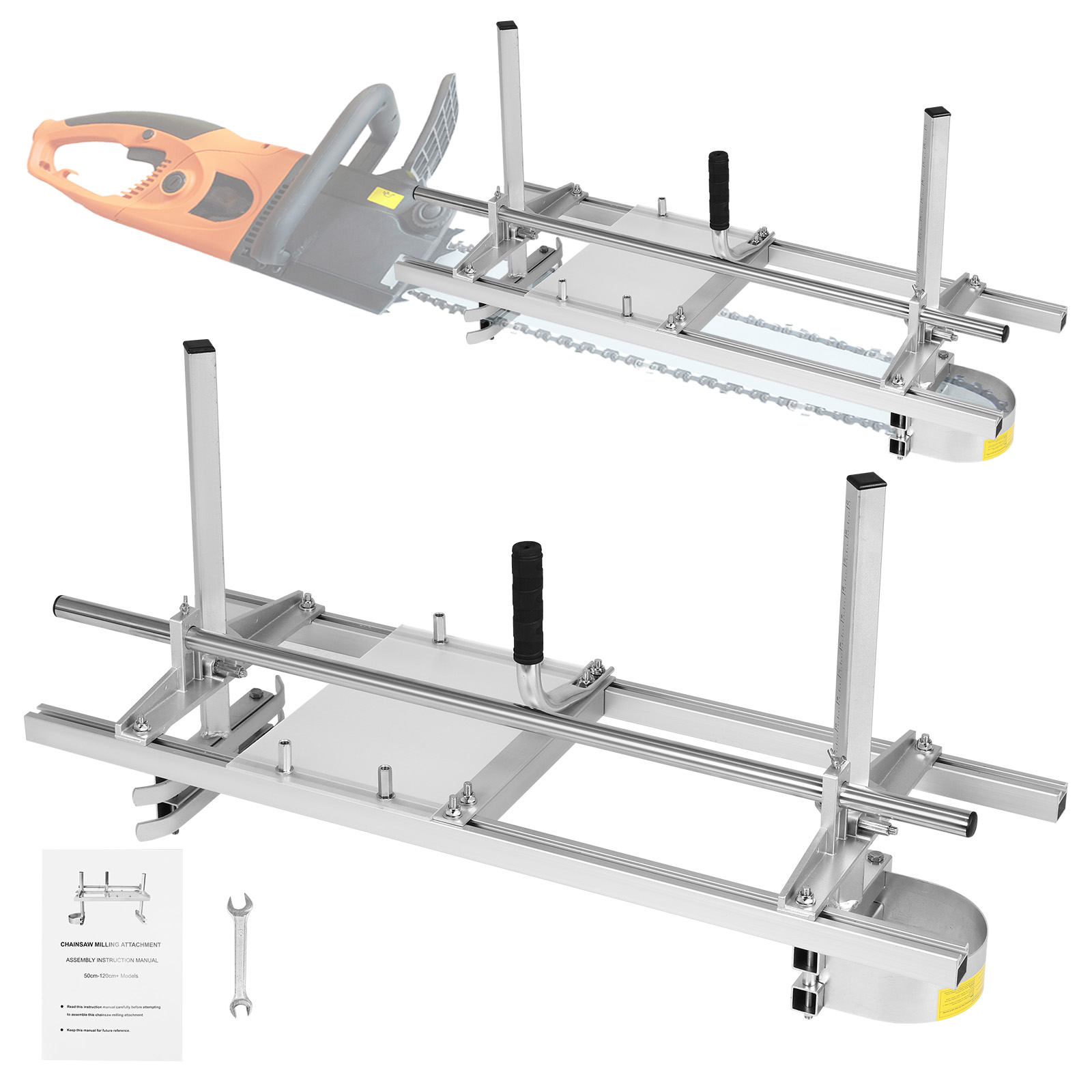Woodworking Kit - 36inch Steel Adjustable DIY Lumber Mill