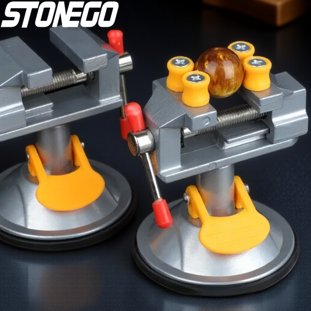 Woodworking Front Vise - STONEGO Small Bench Vise Multifunction Flat