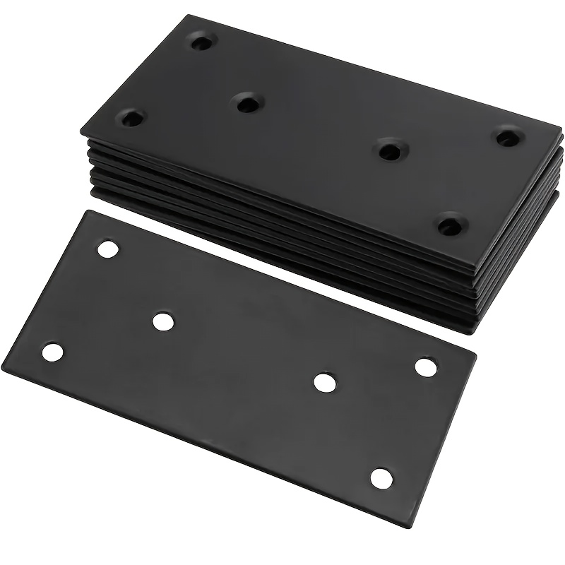 Woodworking Joint - 4Pcs Furniture Brackets Stainless Steel Flat