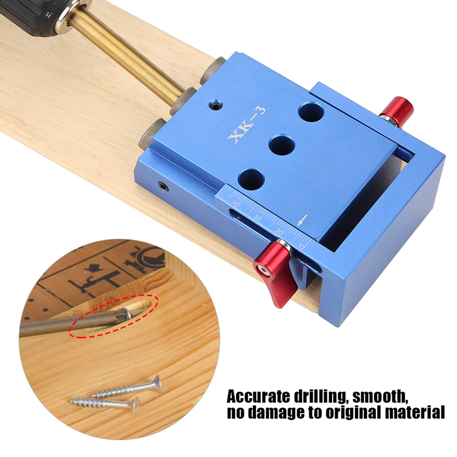 Woodworking Kit - Hole Drilling Kit Woodworking Oblique Drill