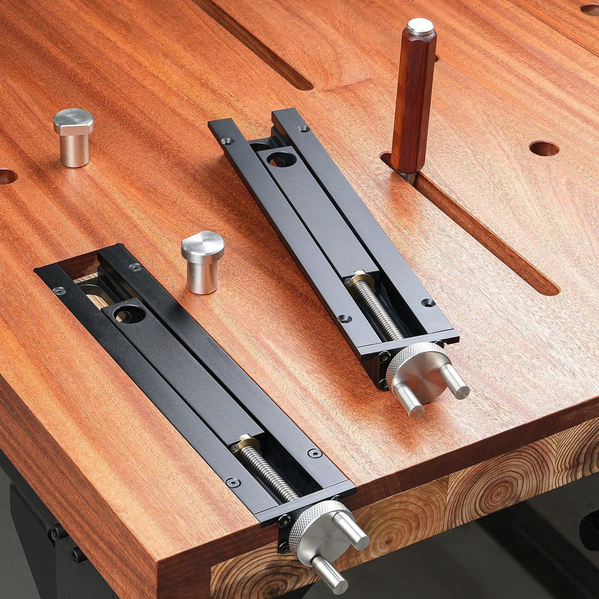 Heavy Duty Aluminum Alloy Work - Woodworking Front Vise ulasan dan harga