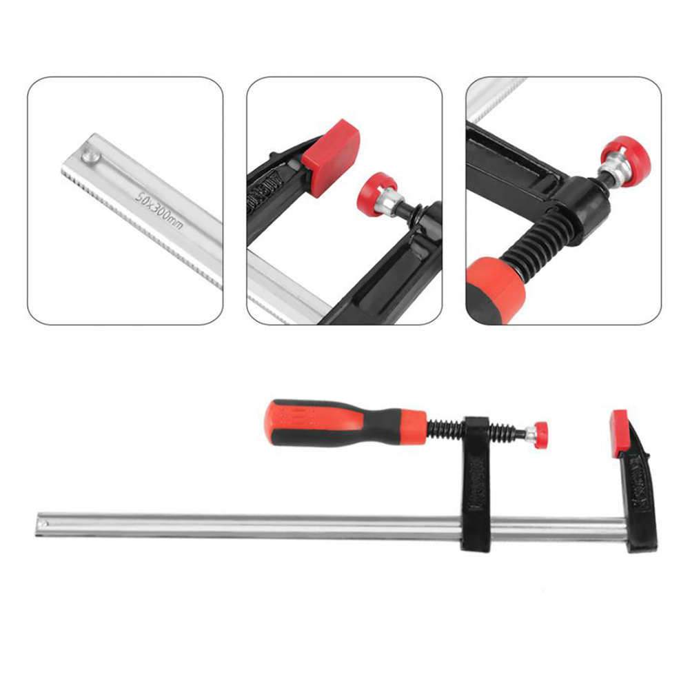 4Pcs F Clamp Heavy Duty F Clam - Woodworking Kit ulasan dan harga