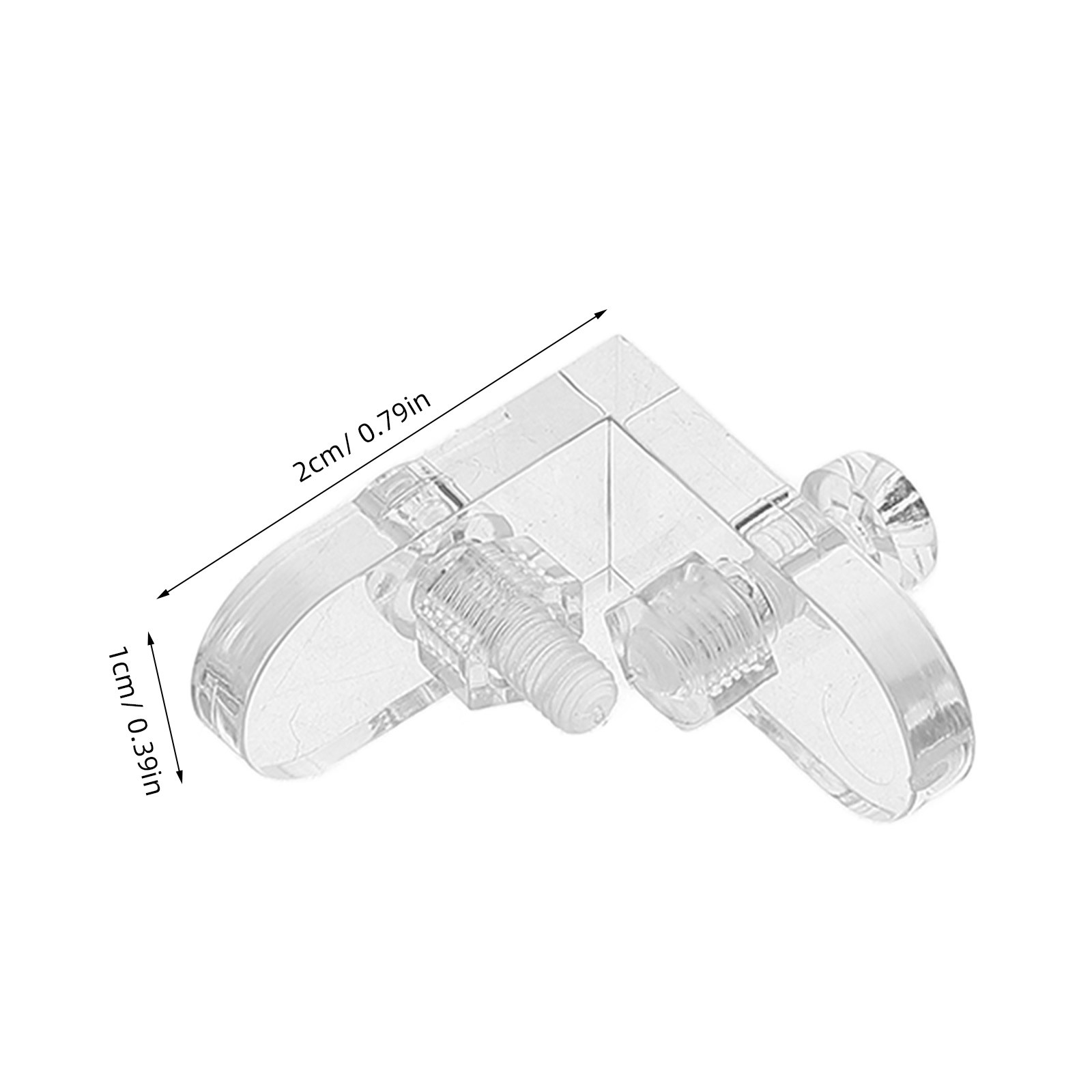 15Pcs Acrylic L-Shaped Corner  - Woodworking Joint ulasan dan harga