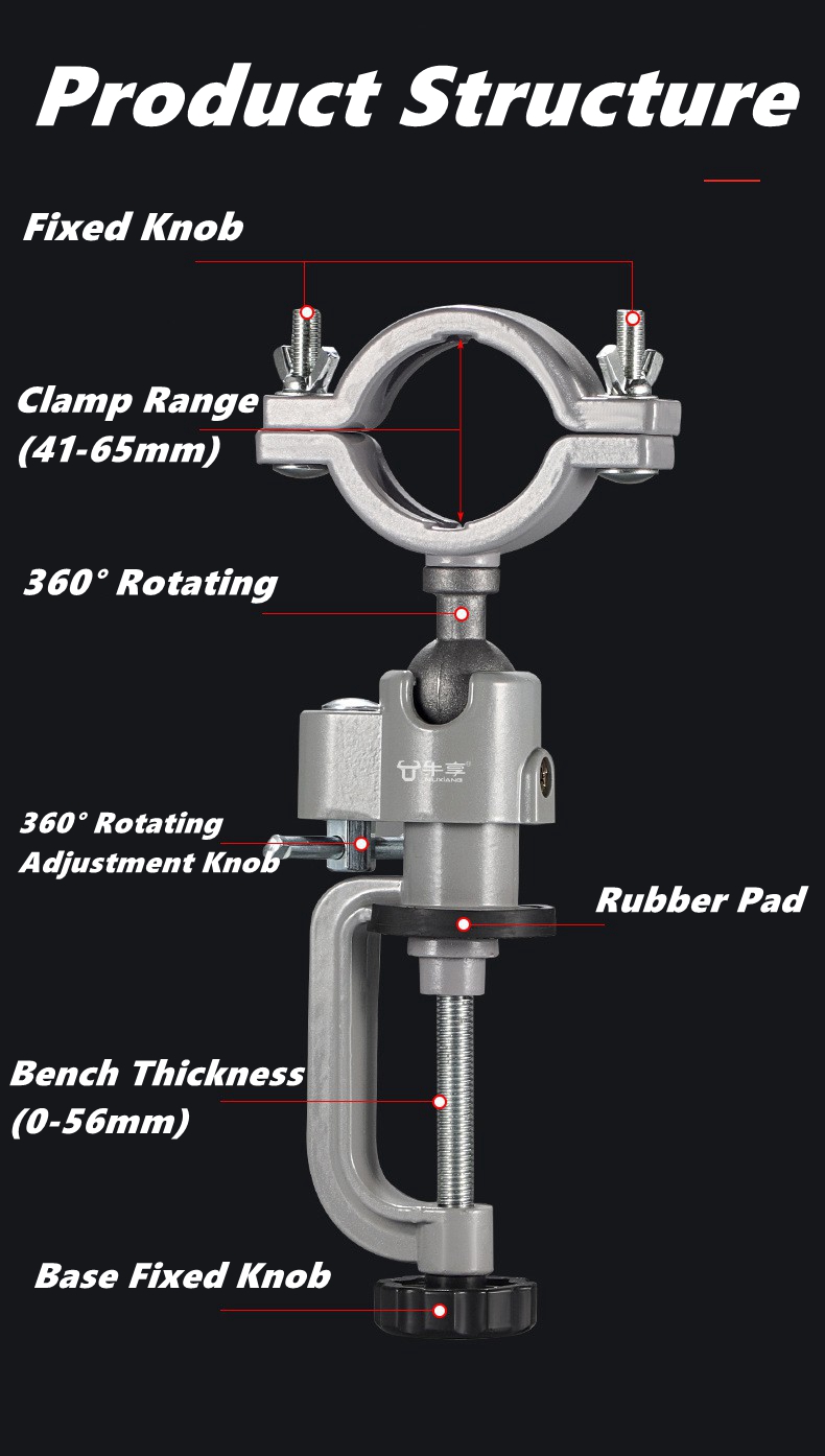360° Rotating Table Vise Bench - Woodworking Front Vise ulasan dan harga