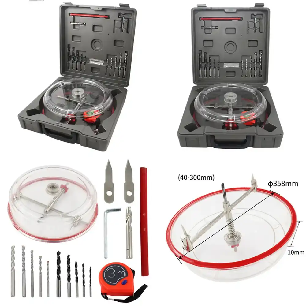 Adjustable Hole Saw Cutter Dri - Woodworking Kit ulasan dan harga