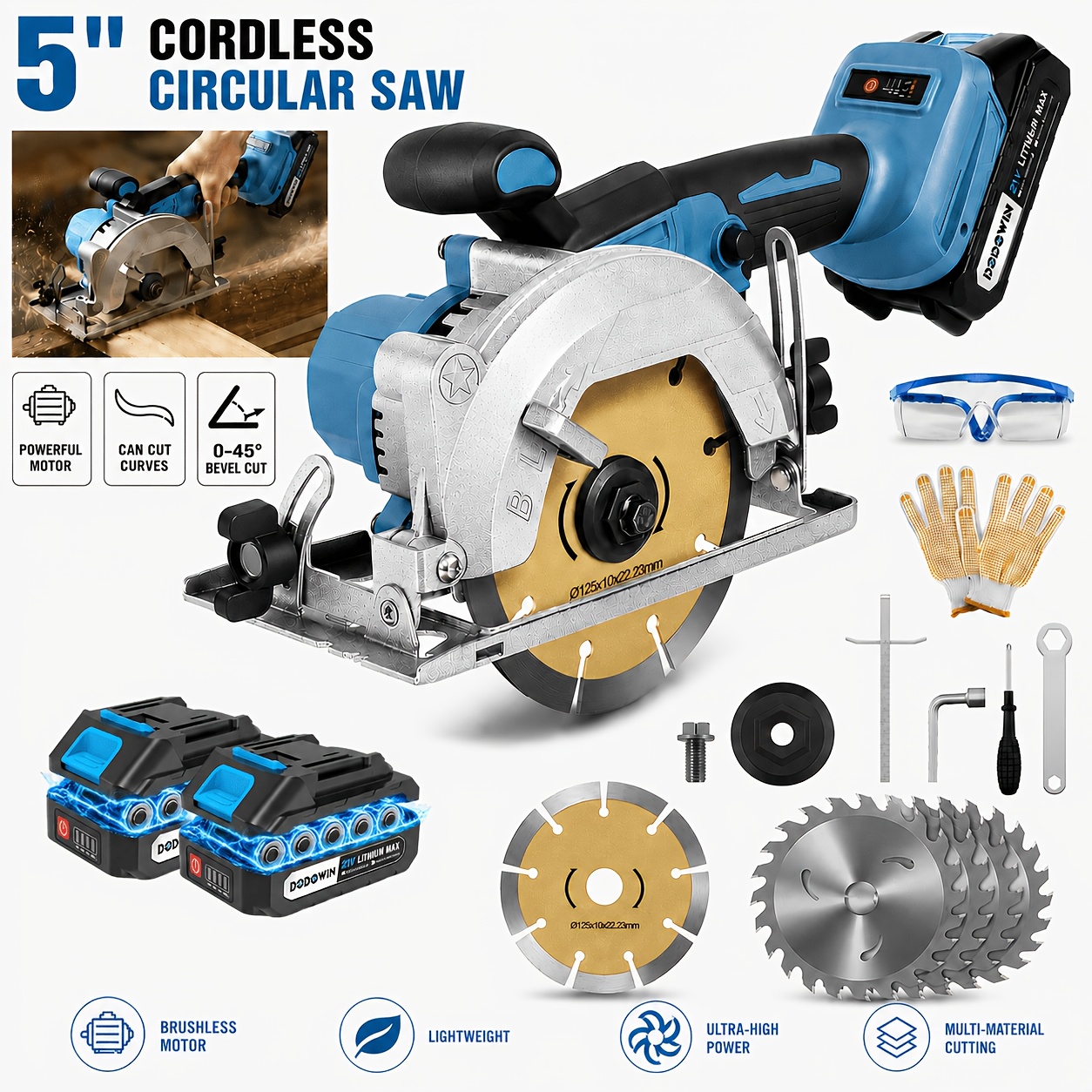 Brushless Circular Saw Kit - 2 - Woodworking Kit ulasan dan harga