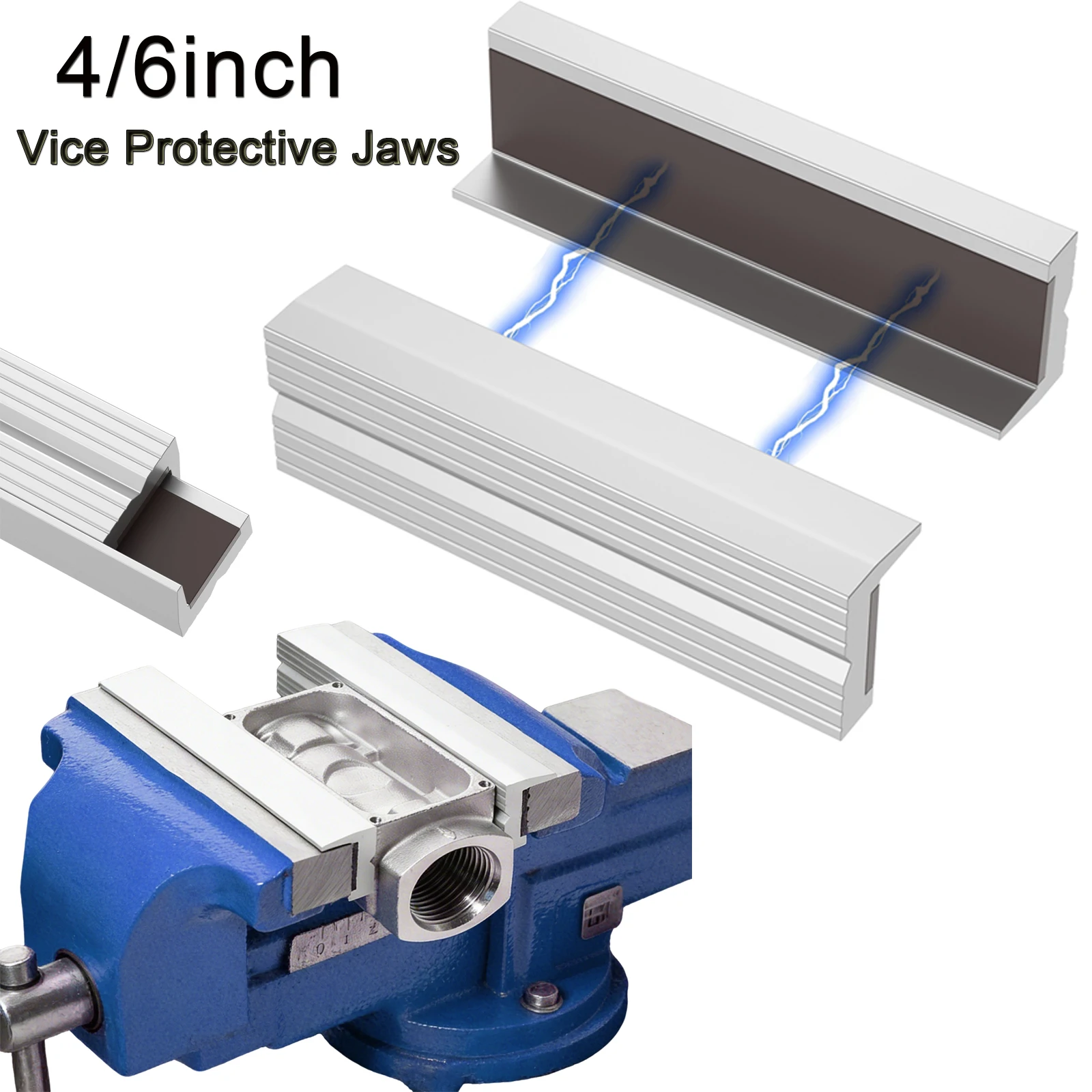 1 Pair Vise Jaw Pads Magnetic  - Woodworking Front Vise ulasan dan harga