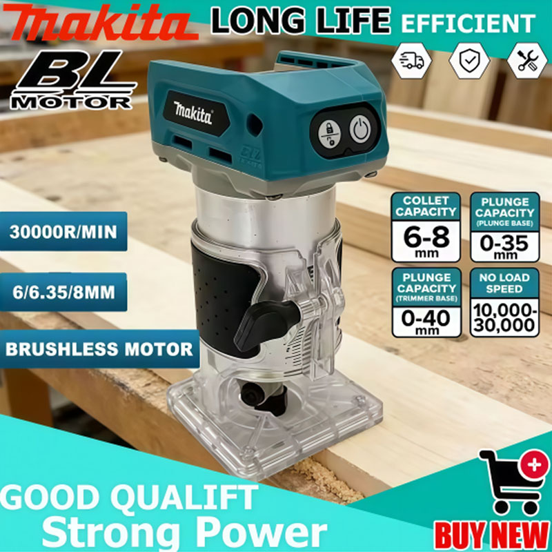 Makita DRT50 18V LXT Cordless  - Woodworking Edge Trimmer ulasan dan harga