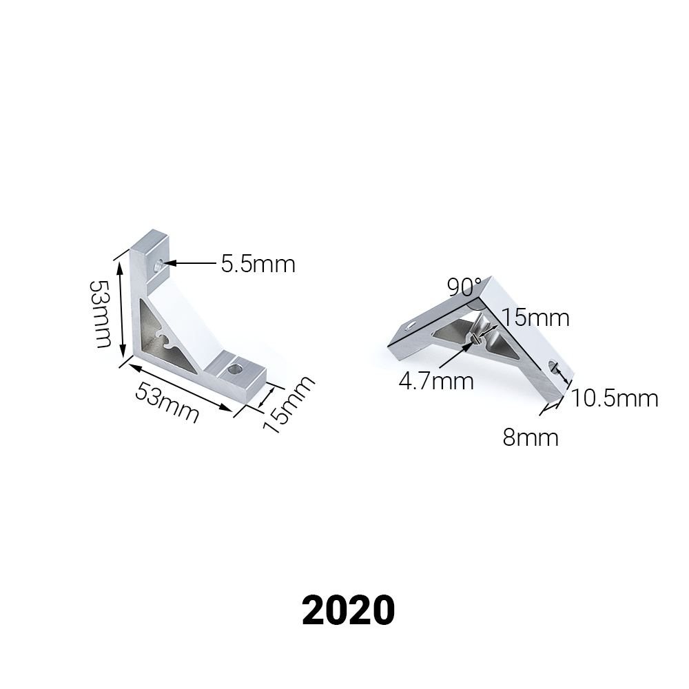 4Pcs/Lot 90 Degree 2020 3030 4 - Woodworking Joint ulasan dan harga