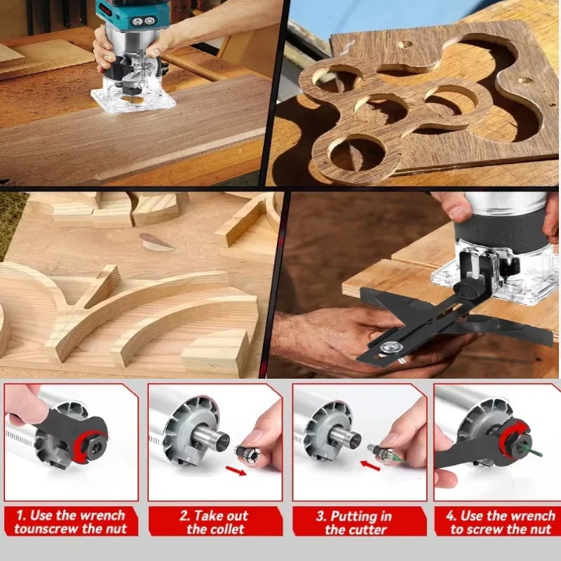 Makita DRT50 18V LXT Brushless - Woodworking Edge Trimmer ulasan dan harga