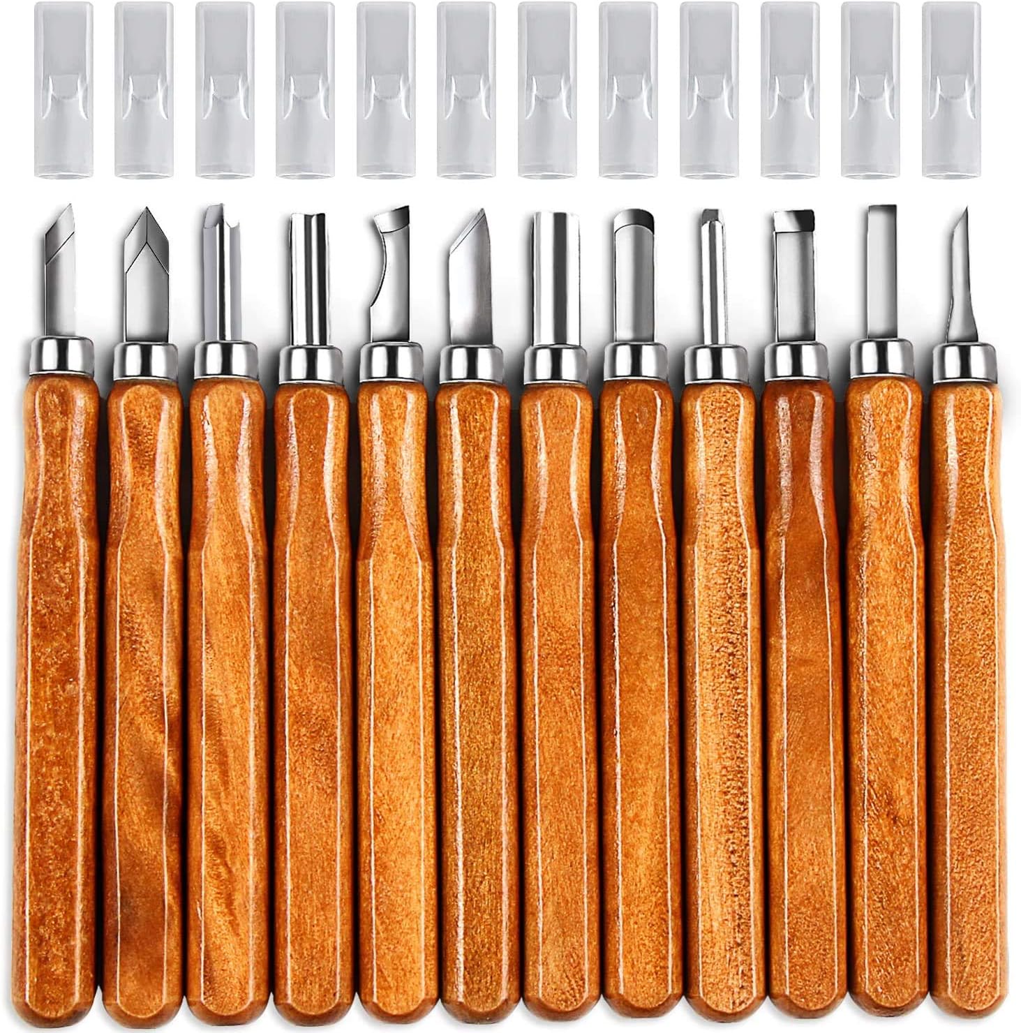 Wood Carving Knife Set 20 PCS  - Woodworking Kits For Beginners ulasan dan harga