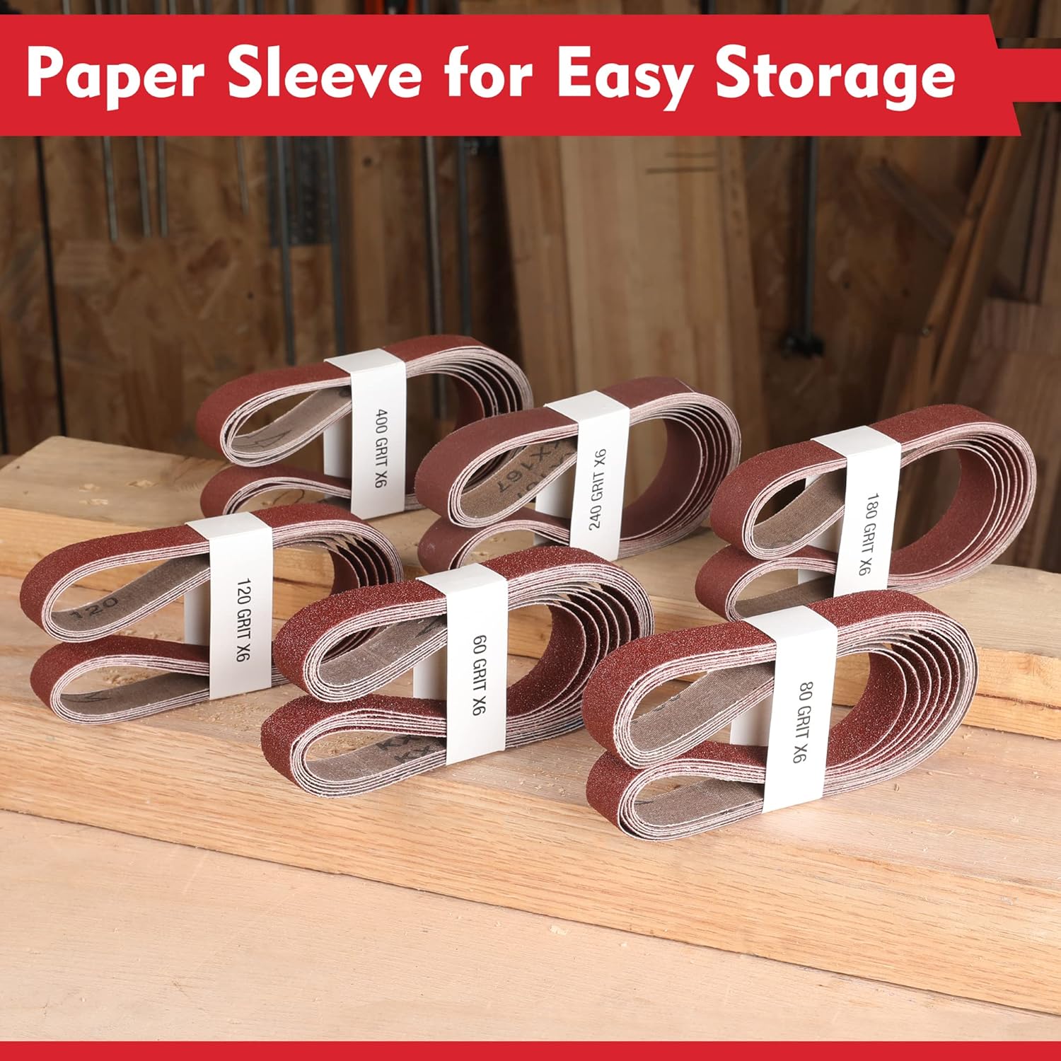 36 Pack 1x30 Inch Sanding Belt - Woodworking Kit ulasan dan harga