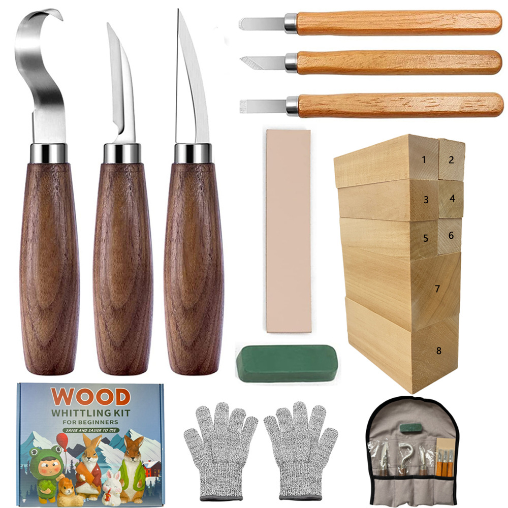 Carving Knife Gift Box Set 21- - Woodworking Box ulasan dan harga