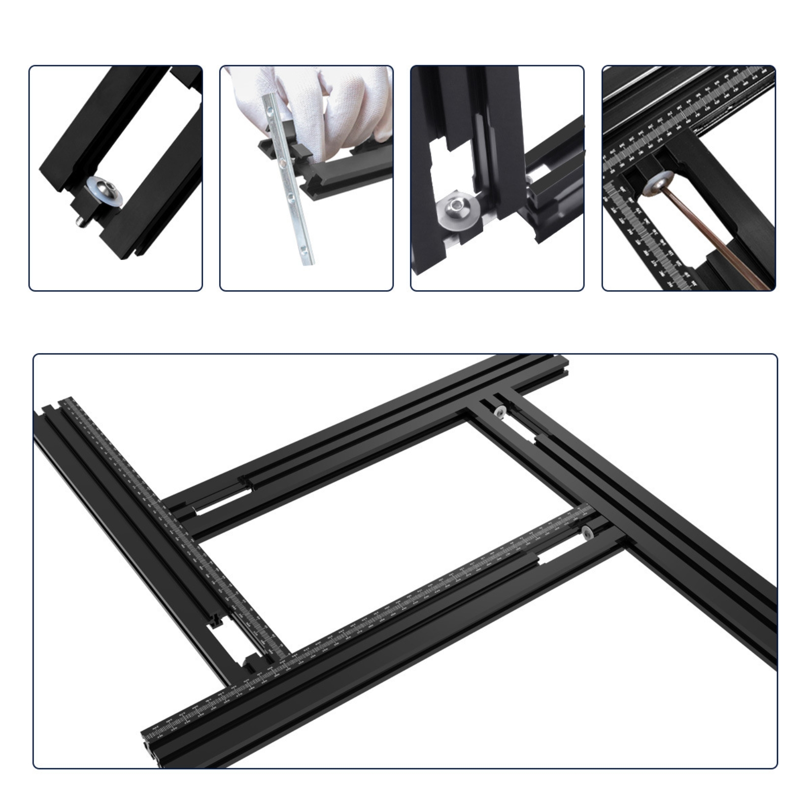 Routing Guide Tracks Metal Cut - Woodworking Kit ulasan dan harga