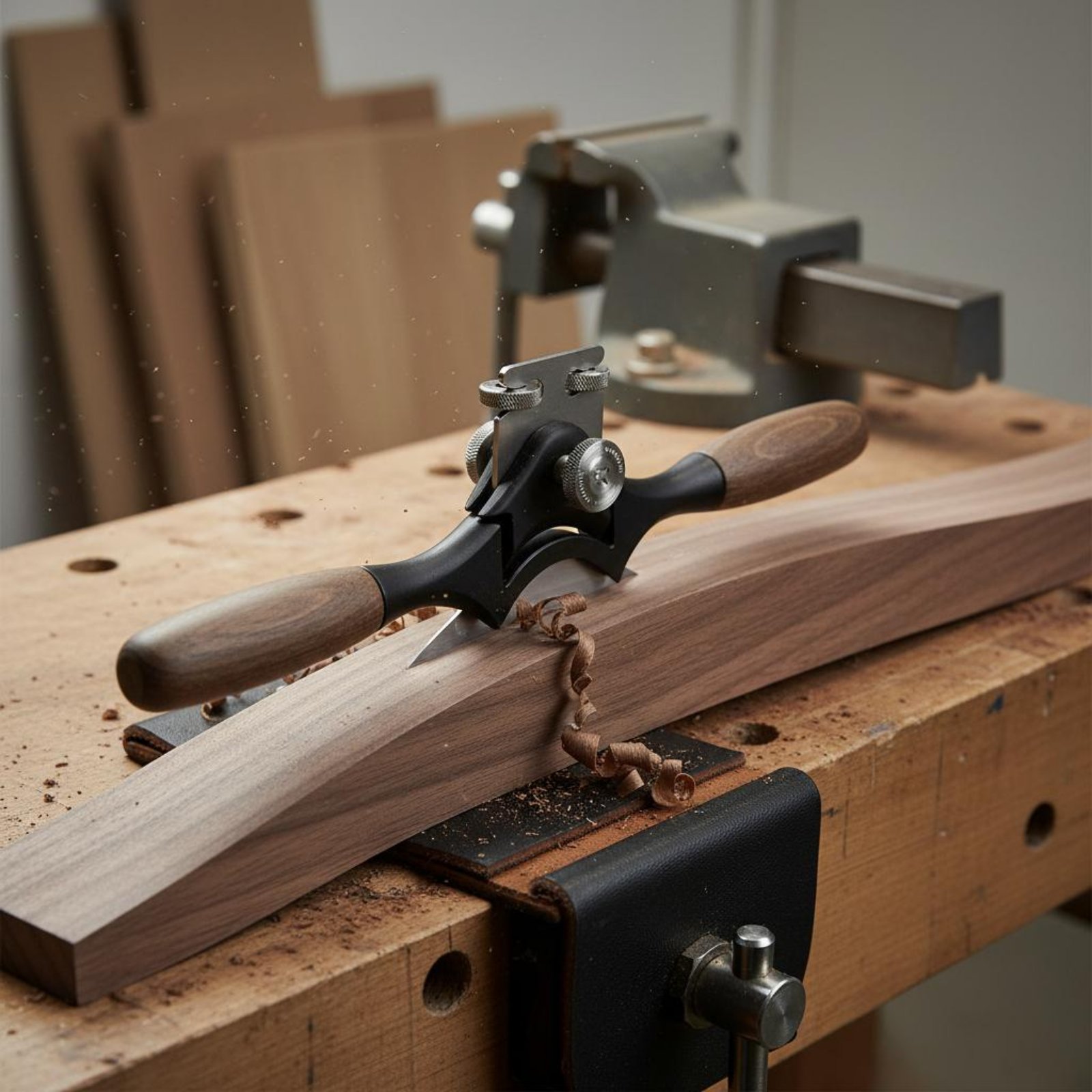 Concave Bottom Hand Plane Duct - Spoke Shave Round ulasan dan harga