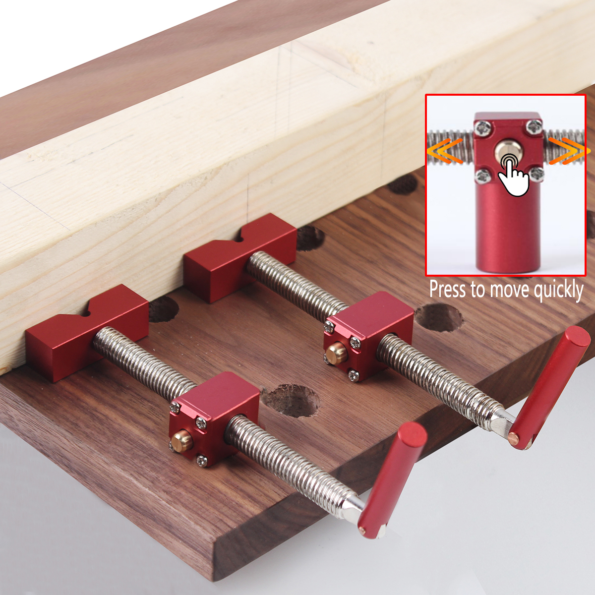 Woodworking Fast Bench Dog Bra - Woodworking Front Vise ulasan dan harga