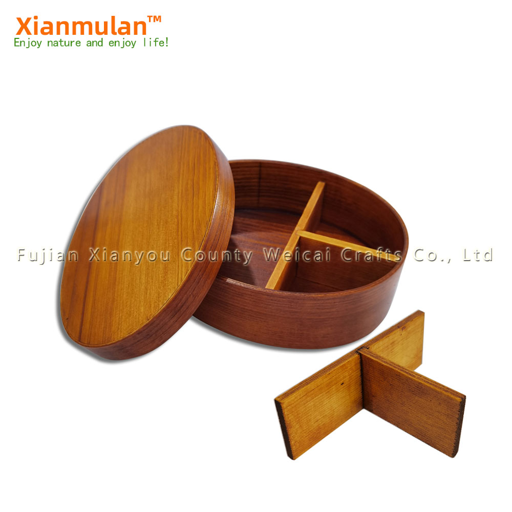 Natural Wooden Bento Box Squar - Woodworking Box ulasan dan harga