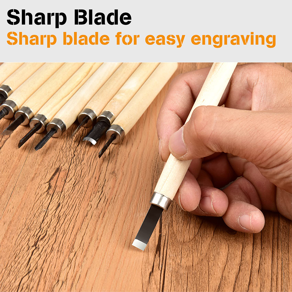 12pcs Professional Wood Carvin - Woodworking Kits For Beginners ulasan dan harga
