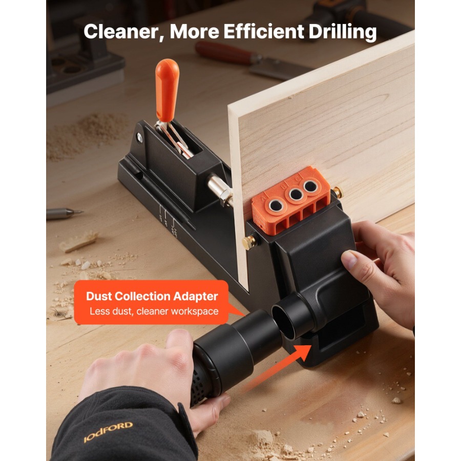 Pocket Hole Jig Kit 1/2 to 1-1 - Woodworking Kit ulasan dan harga