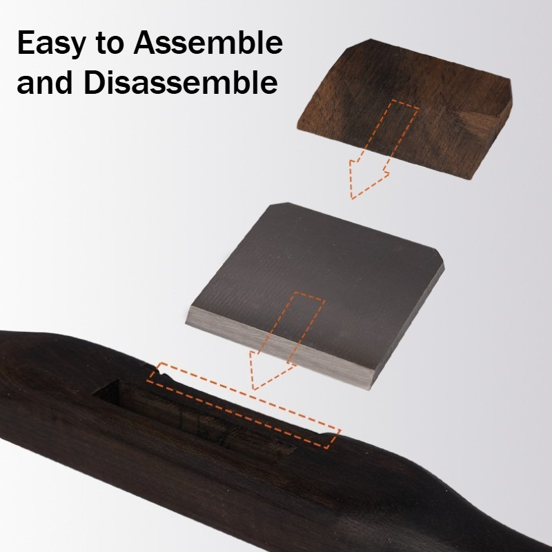265mm Wooden Flat Round Handle - Spoke Shave Round ulasan dan harga
