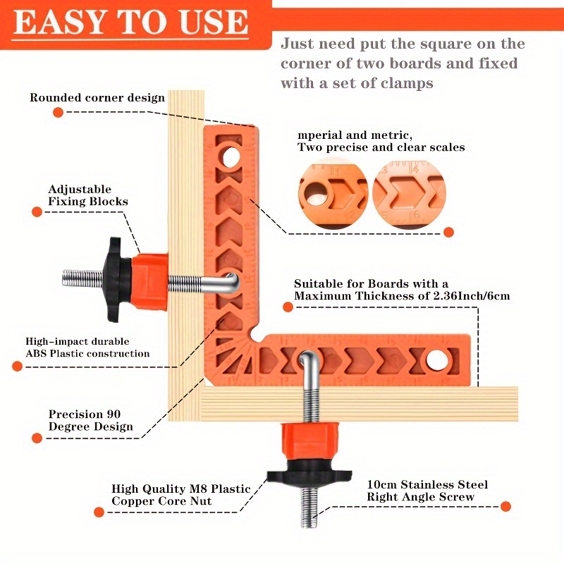 90° Right Angle Positioner Set - Woodworking Box ulasan dan harga