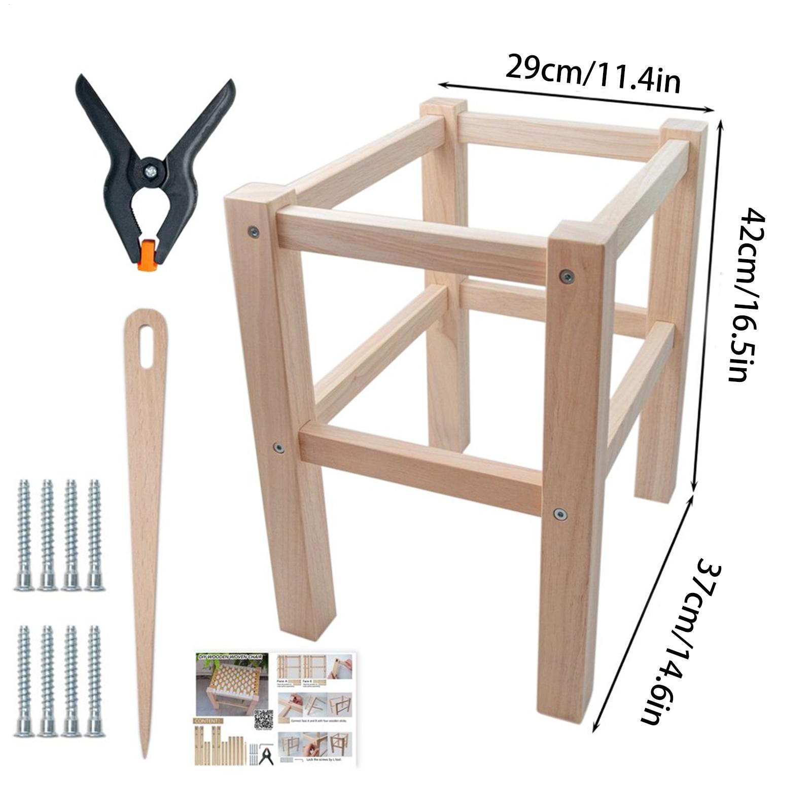 Unfinished Footstool Frame Kit - Woodworking Kits For Beginners ulasan dan harga